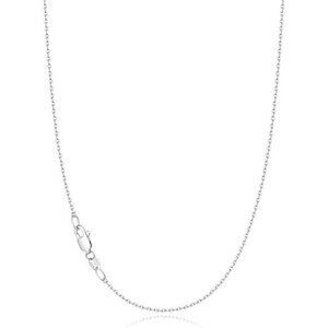 18k Gold Over Sterling Silver Chain Necklace Thin Dainty Layering Jewelry